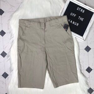 NWOT George tan school uniform bermuda short size 16 new shorts